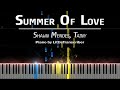 Shawn Mendes, Tainy - Summer Of Love (Piano Cover) Tutorial by LittleTranscriber