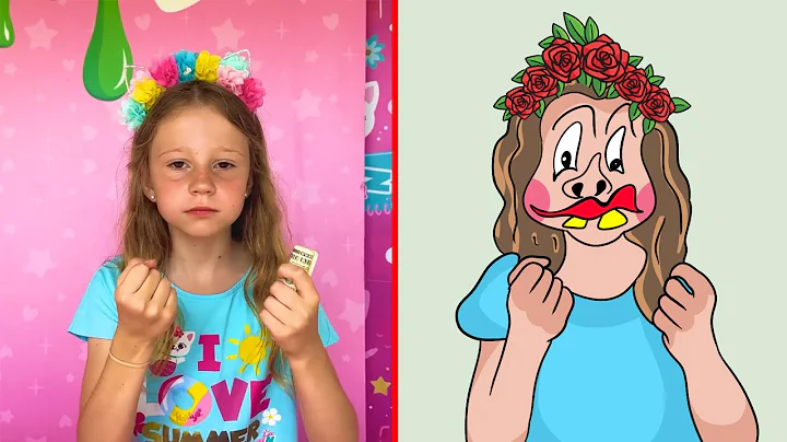 Nastya learns to earn money honestly | Funny drawing meme