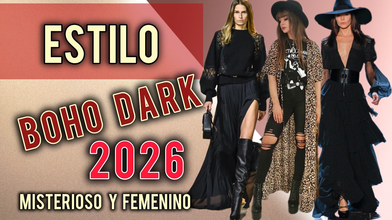 ✅🚨 ESTILO TENDENCIA EN 2026⚠️🤯 GUÍA COMPLETA DE COMO LLEVAR EL BOHO DARK👀/MODA MUJER/FASHION29
