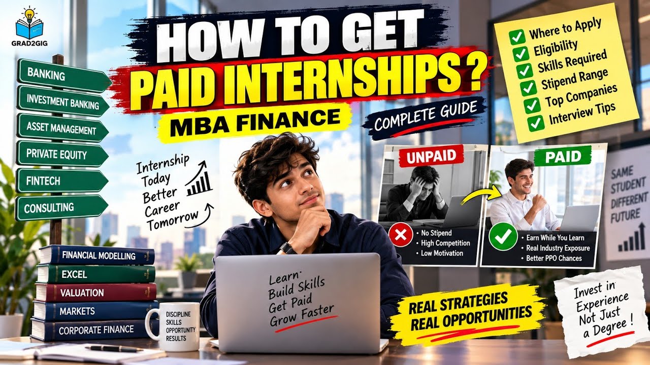 How to get Paid INTERNSHIPS ? || MBA FINANCE || REALITY !! - YouTube