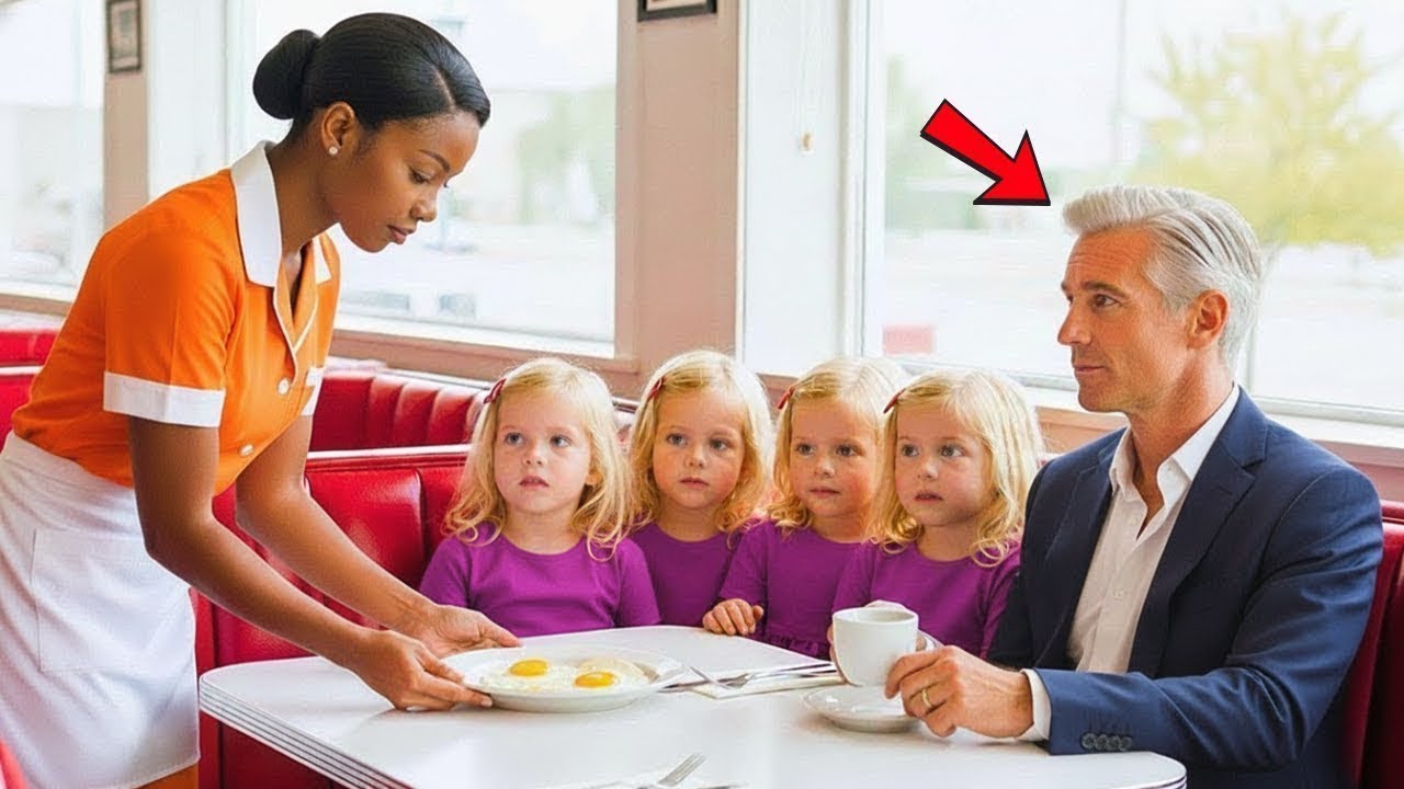 A Widowed Millionaire Asked for Cheapest Option for Girls—The Waitress’s Reaction Changed His Life