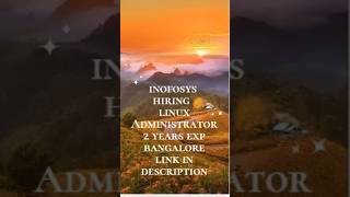 Infosys Linux Admin Job in Bangalore 2–7 Years Experience Apply Now!