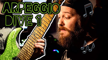 Arpeggio Dive 1 - Sweep Picking Lesson - Jesse Michel