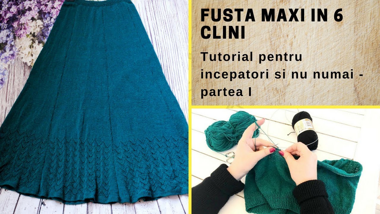 TUTORIAL: Fusta maxi in 6 clini - Partea 1 - YouTube