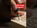 Mini Engraver 😱 Tiny Tool Drawing on Wood! 🔥 Satisfying ASMR #shorts
