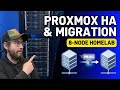 How I Cluster My 8-Node Homelab — Proxmox Live Migration & HA