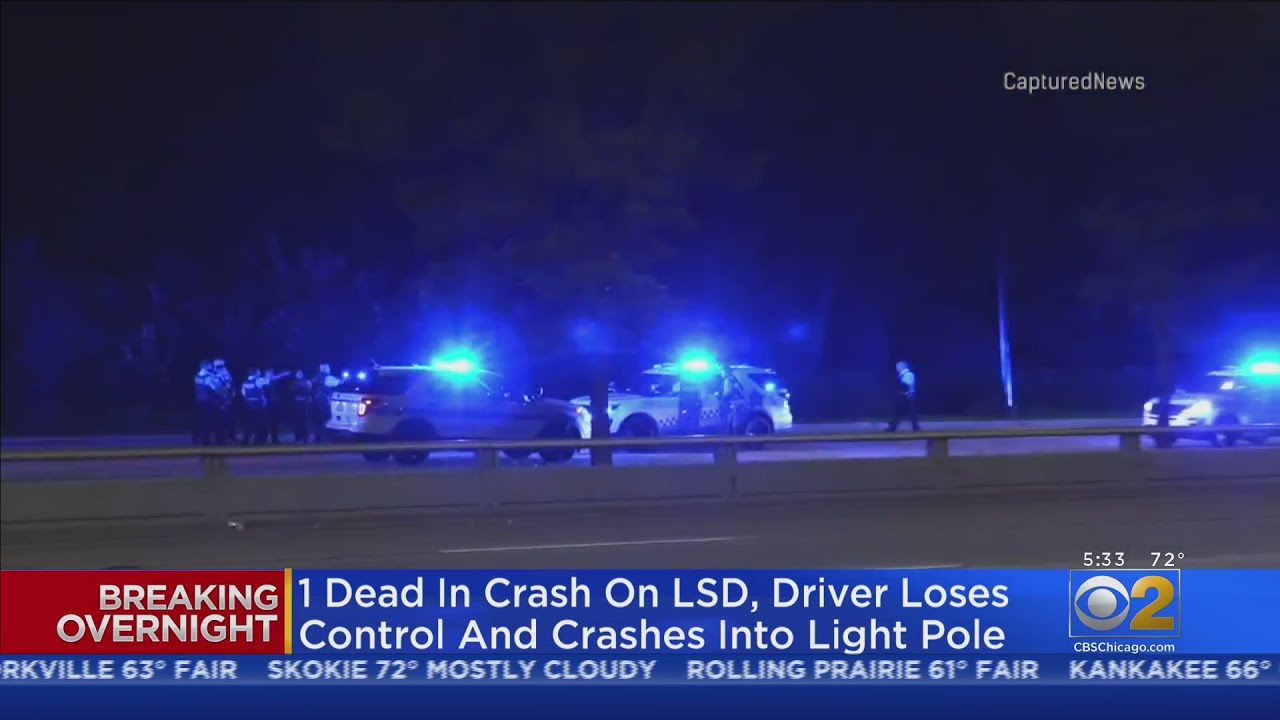 Driver Dead After Losing Control Of Vehicle, Crashing Into Light Pole ...