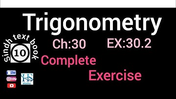 #sindhtextbookboard  #mathematics #class10  #unit 30 #exercise 30.2 #complete .