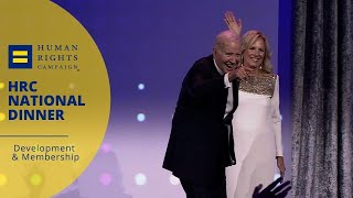 Dr. Jill Biden and President Joe Biden Deliver Remarks at the HRCs Annual National Dinner 2023