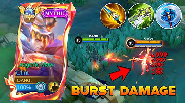 CLINT BEST HIGH DAMAGE HACK BUILD 2025!😱 THIS BUILD IS LITERALLY BROKEN! ( PLS TRY THIS BUILD )
