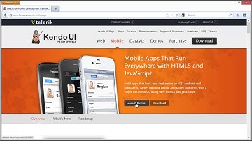 Kendo UI Mobile and Icenium - Build native looking iOS & Android apps from one codebase