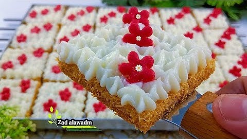 وصفه كنافه شغل حلواني بطريقه عبقريه❗اسهل صاج كنافه بالكريمه دفعه واحده بكل التكات❗حلويات سهله وسريعه