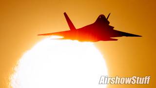 F-22 Raptor Sunset Demo - Wednesday - Sun 'n Fun 2026