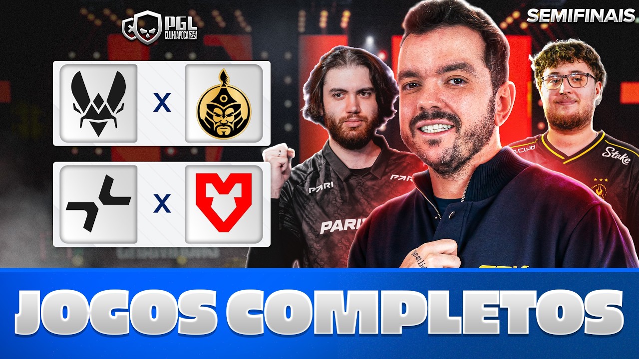 SEMIFINAL | PGL CLUJ NAPOCA 2026  - !socio - Siga @Gaules nas redes!