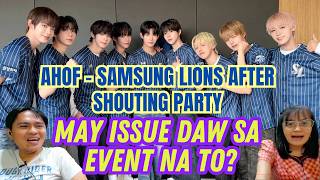 AHOF PERFORMANCE - Samsung Lions After Shouting Party Reaction