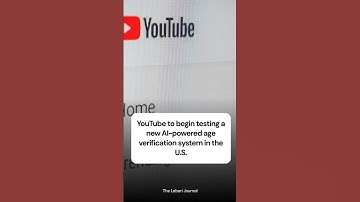 YouTube to begin testing a new AI-powered age verification system in the U.S. #AI #Youtube