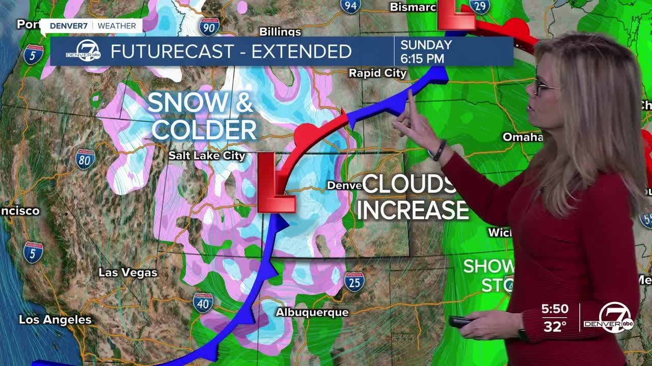 Mild weather taking us into the weekend, snow next week - YouTube