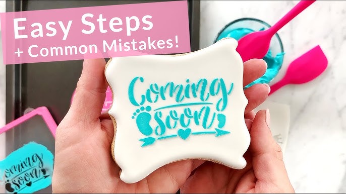 How to Airbrush Perfect Cookies with the Stencil Genie – The Flour Box