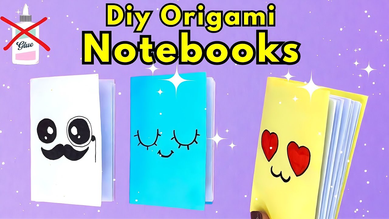 how to make origami Notebooks/ DIY Mini Notebook Only Two Sheet of