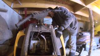 Working on the 1979 SkiDoo Alpine