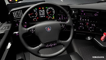 ETS2 Mods v1.43 | RJL Scania Old Panel Realistic Dashboard Computer | ETS2 Mods