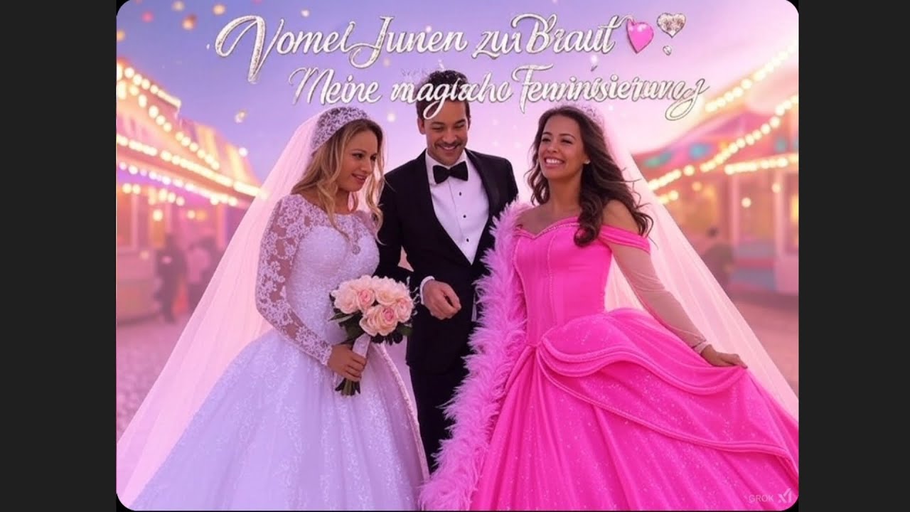 🎀 Vom Jungen zur Braut 💍: Meine magische Feminisierung an Karneval 🎭✨