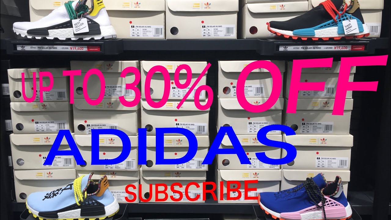 ADIDAS UPDATE UP TO 30% OFF/ ULTRABOOST PARLEY/ULTRABOOST LACELESS/ HU PHARRELL/ ULTRABOOST