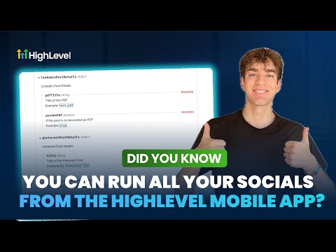 Did You Know You Can Run All Your Socials from the HighLevel Mobile App?