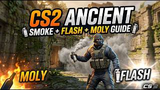 CS2 Ancient COMPLETE Utility Guide 2026 (Smoke, Flash, Molotov)