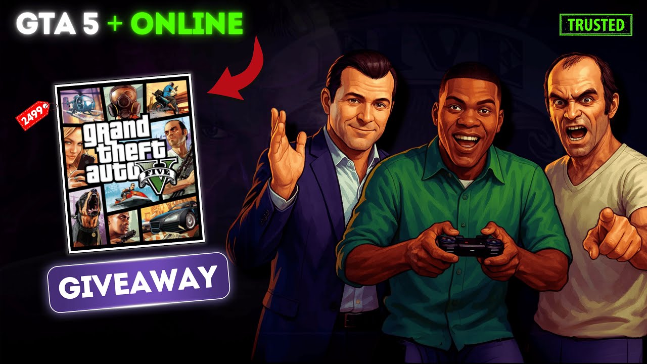 GTA 5 Giveaway | GTA 5 Online | GTA V Giveaway | How to Download GTA 5 | Clash On Fire