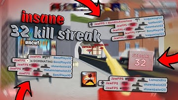 32 Kill Streak No Deaths (Roblox Arsenal)