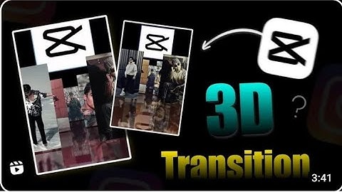 3d smooth image capcut template tutorial