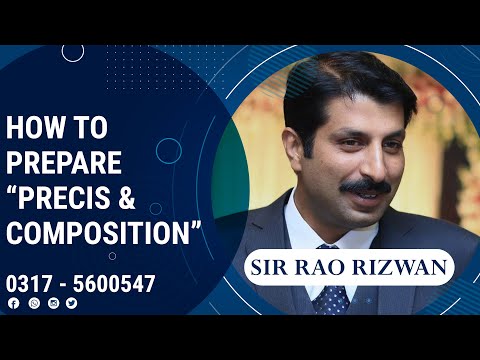 Precis Writing | How to write a Precis | Steps | Examples | Writing Skills with Rao Riz