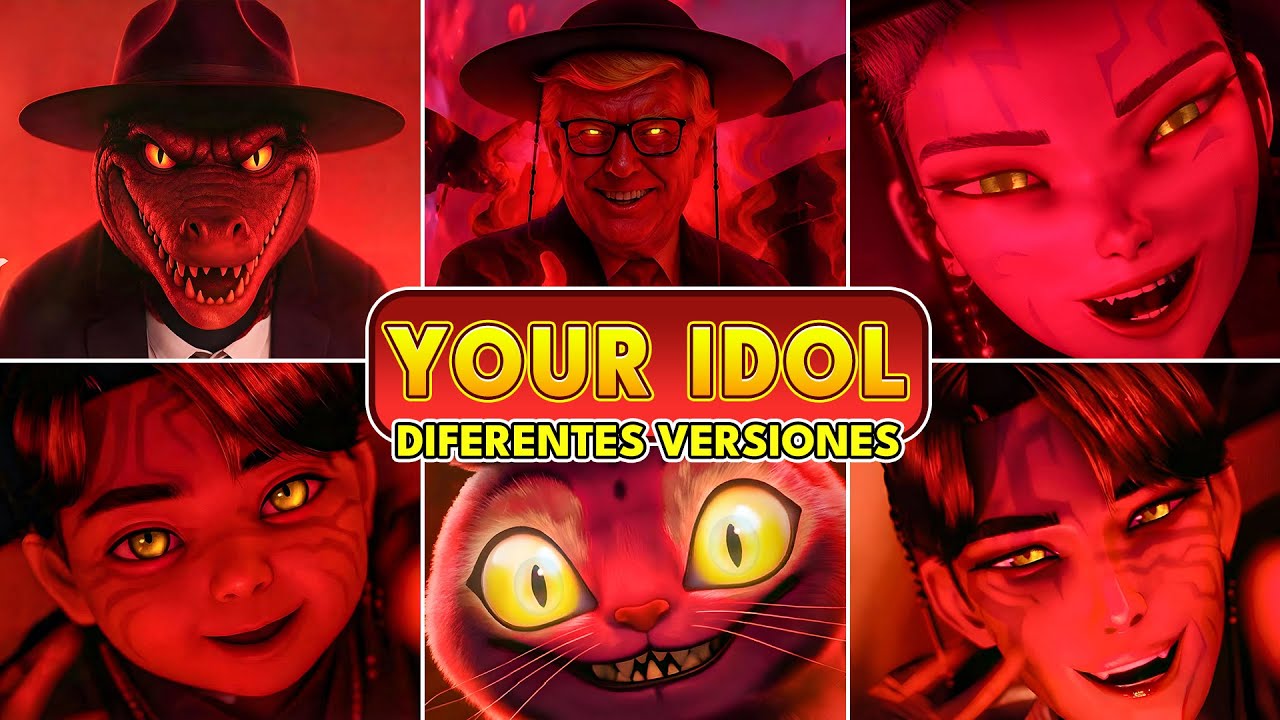 Canción “YOUR IDOL” en diferentes versiones 🎤😍🔥 ¡Adivina la canción – Your Idol KPOP DEMON HUNTERS!