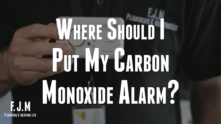 How high should you mount a carbon monoxide detector