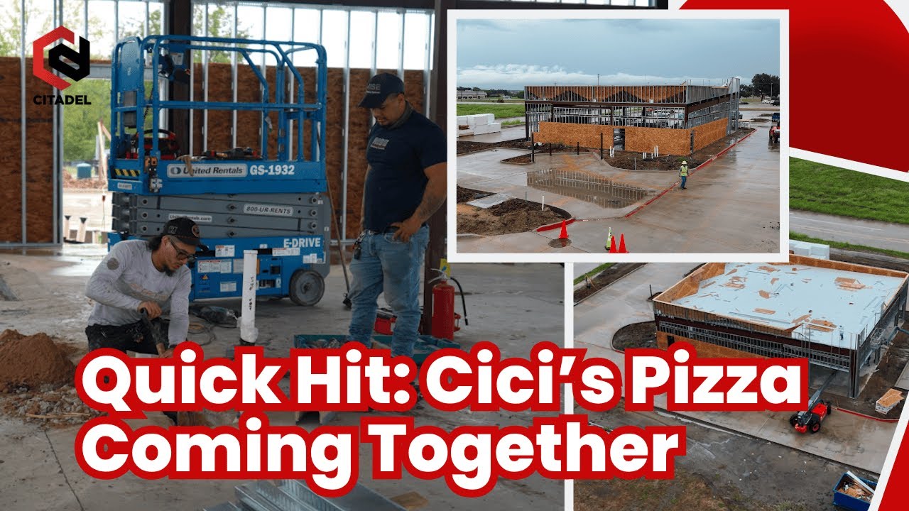 CiCi’s Pizza Coming Together | Framing Up the Build in Kaufman, TX