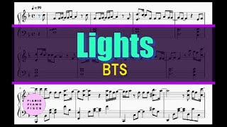 【楽譜】BTS (방탄소년단) - Lights/Piano Cover(Sheets)ピアノアレンジ♪