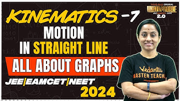 Kinematics | Motion In Straight Line | All About Graphs |Part 7 | JEE & EAMCET 2024 | Vedantu Telugu
