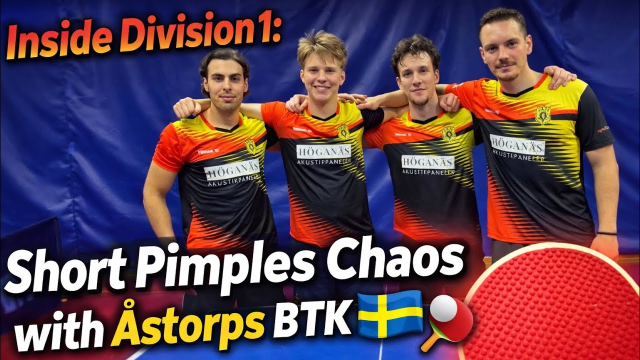 Inside Division 1: Short Pimples Chaos with Åstorps BTK 🇸🇪🏓 | MATH DAY VLOG