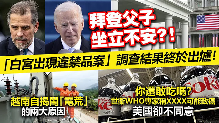 20230716C 拜登父子坐立不安？！「白宮出現違禁品案」調查結果終於出爐！越南自揭鬧「電荒」的兩大原因。你還敢吃嗎？世衞WHO專家稱XXXX可能致癌，美國卻不同意。 - 天天要聞