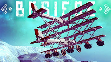 Besiege Best Creations - Big Guns & Big Buns - The BiBiPlane? How Does This Thing Fly! - Besiege