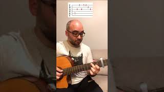 23 Saniyelik Ders Shape Of My Heart Fingerstyle Tablar Ekranda