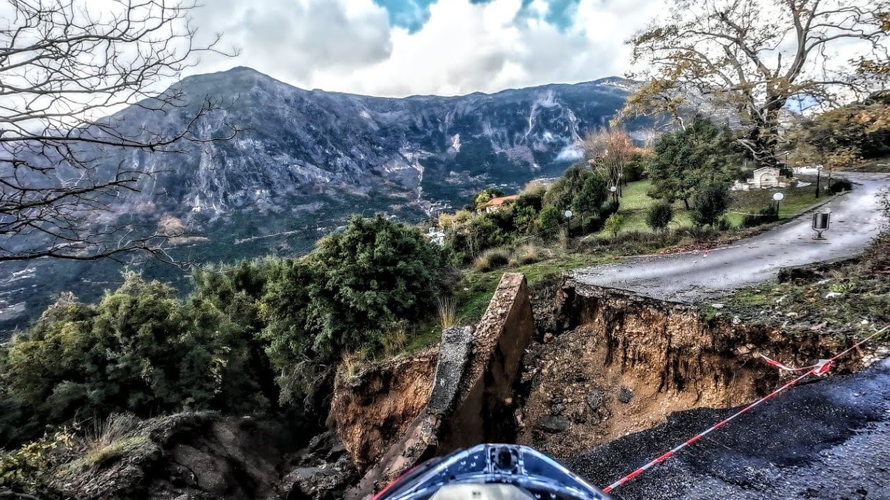 Δείτε όλη την Κατάσταση - Καταστροφές του δρόμου από το Άνω Γραικικό μέχρι τα Γουριανά Άρτας 