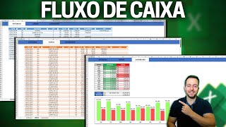 Planilha de Fluxo de Caixa no Excel Completa | Como Fazer Passo a Passo com Dashboard