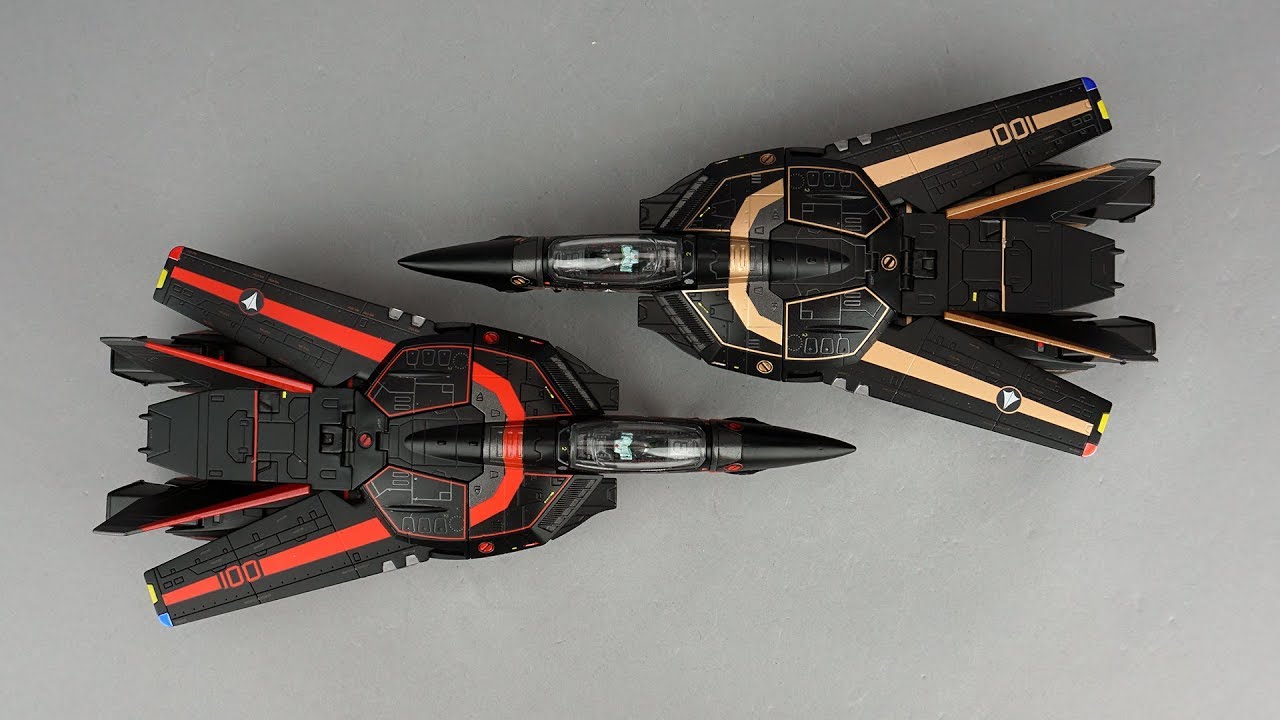 KitzConcept 1/72 Scale Dark VF-1S (Gold and Red) Toys Review - YouTube