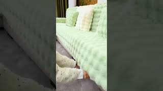 ラビットファーソファカバー