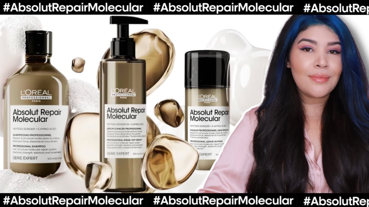 🤎ABSOLUT REPAIR MOLECULAR L'Oréal Professionnel: Tratamento reconstrutor para cabelos danificados