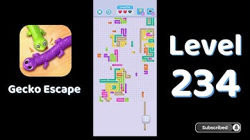 Gecko Escape Level 234 Walkthrough 🦎 | Puzzle Game Solutions & Tips | SolutionGuruji