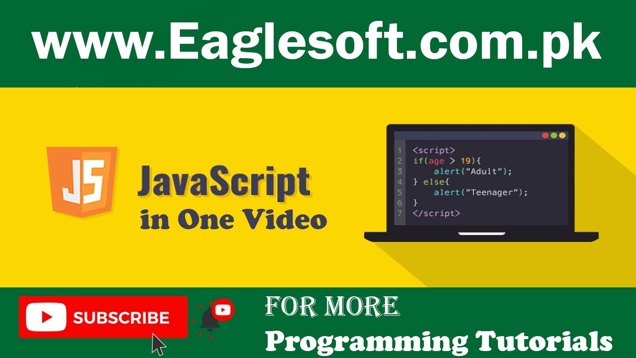JavaScript in one video | A brief overview of JavaScript by Eaglesoft