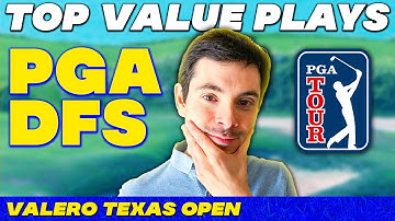 PGA DFS Picks: Best Golf DFS Value Plays for Valero Texas Open 2024